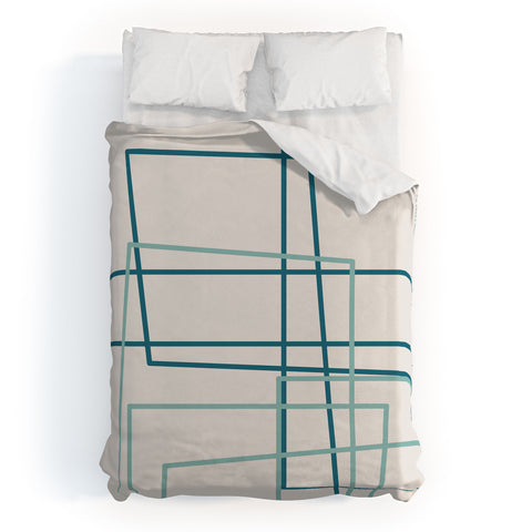 The Old Art Studio Tekton 02 Duvet Cover