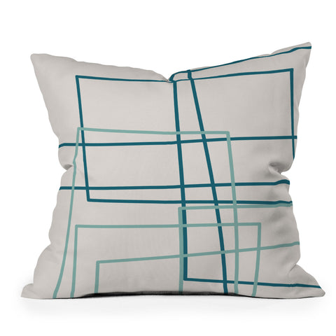 The Old Art Studio Tekton 02 Throw Pillow