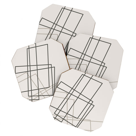 The Old Art Studio Tekton 04 Coaster Set