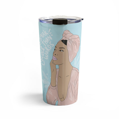 The Optimist Actions Speaks Louder Than Words Travel Mug