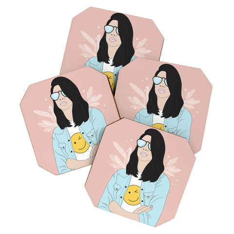 The Optimist Be a Voice Dont Be An Echo Coaster Set