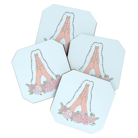 The Optimist Be Thankful Coaster Set