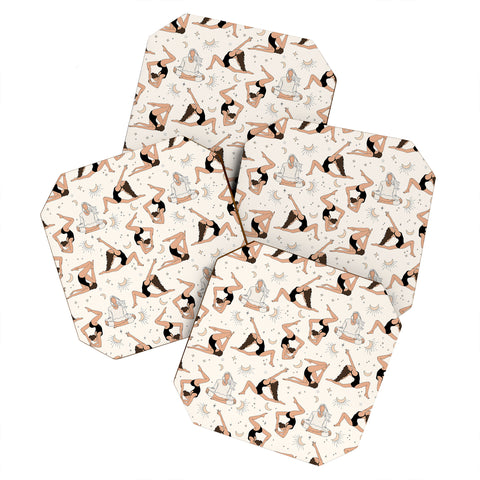 The Optimist Dance Of The Spirit Pattern Coaster Set