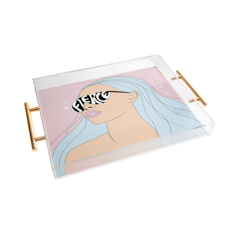 The Optimist I Can See the Future Acrylic Tray