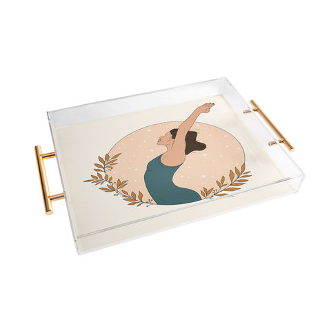 The Optimist Keep On Breathing Acrylic Tray