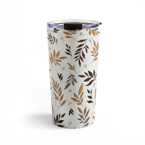 The Optimist Leaves Of Change Pattern Travel Mug