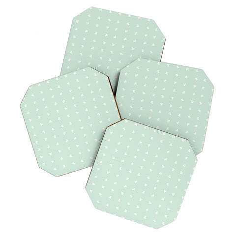 The Optimist Little Daisies In a Row Coaster Set