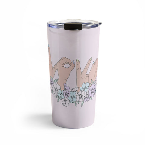 The Optimist Love is LOVE Travel Mug