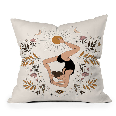 The Optimist Reach The Sun Outdoor Throw Pillow