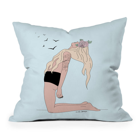 The Optimist Set Your Soul Free Outdoor Throw Pillow