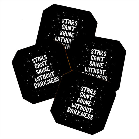 The Optimist Stars Cant Shine Without Stars Coaster Set