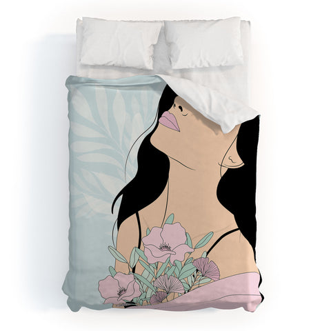 The Optimist Take A Deep Breath Duvet Cover