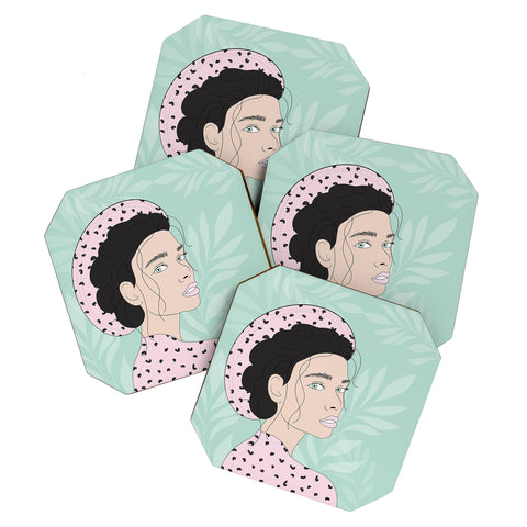 The Optimist Take a Walk on The Wild Side Coaster Set