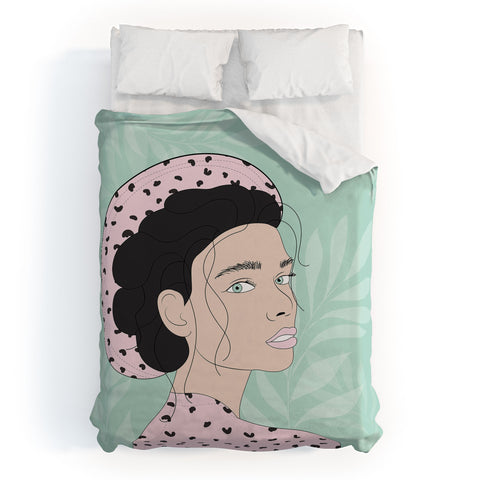 The Optimist Take a Walk on The Wild Side Duvet Cover