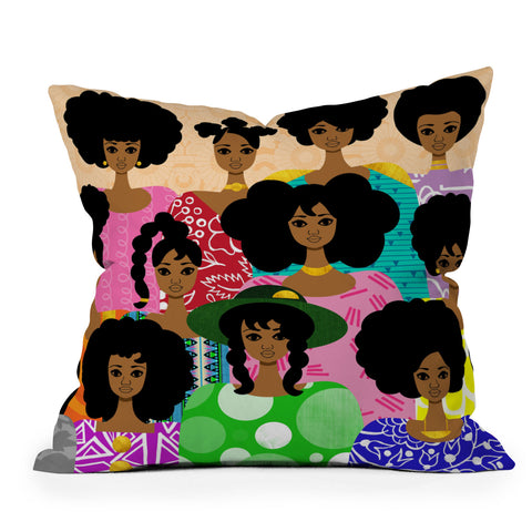 The Pairabirds Bakers Dozen Outdoor Throw Pillow