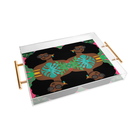 The Pairabirds Eva I Acrylic Tray