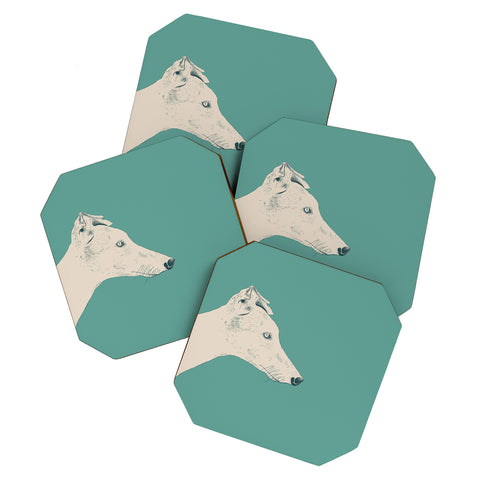 The Red Wolf Animals 2 Coaster Set