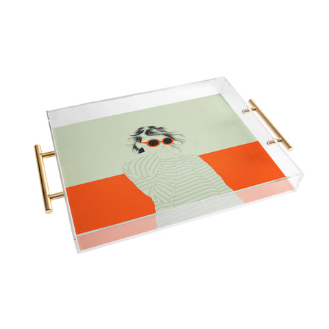 The Red Wolf Woman Color 10 Acrylic Tray