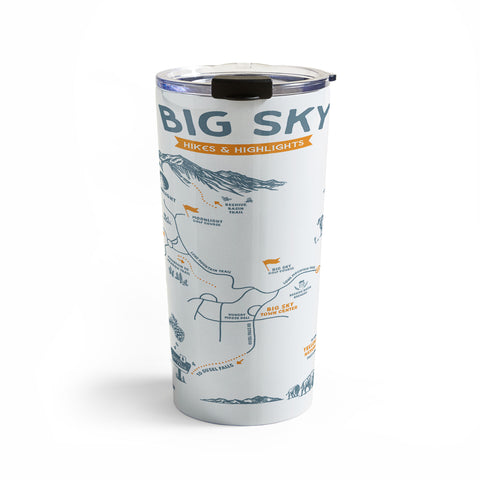 The Whiskey Ginger Big Sky Montana Hiking Recreation Travel Mug