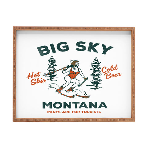 The Whiskey Ginger Big Sky Montana Pants Rectangular Tray