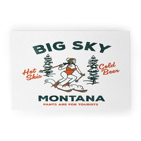 The Whiskey Ginger Big Sky Montana Pants Welcome Mat