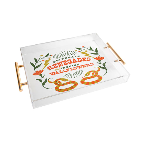 The Whiskey Ginger Celebrate Renegades Acrylic Tray