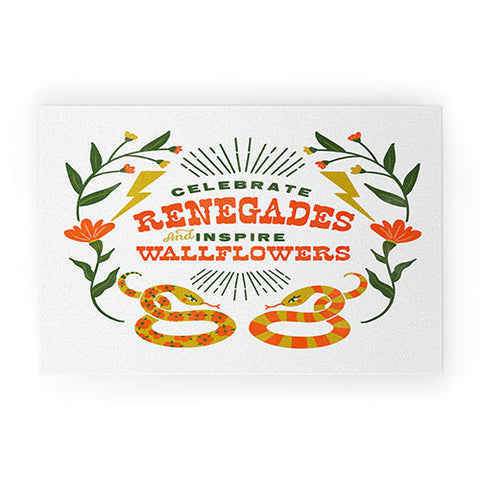 The Whiskey Ginger Celebrate Renegades Welcome Mat
