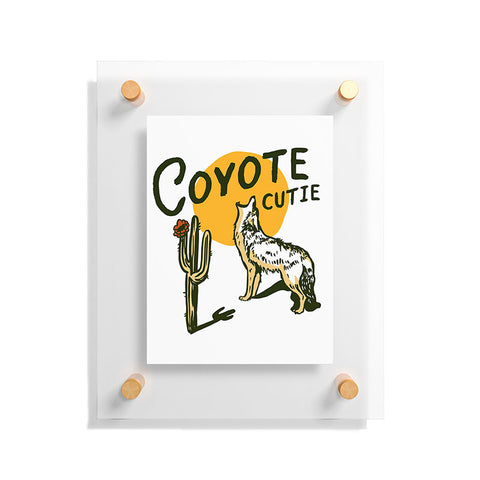 The Whiskey Ginger Coyote Cutie Floating Acrylic Print