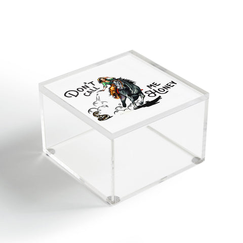 The Whiskey Ginger Dont Call Me Honey Cowgirl White Acrylic Box