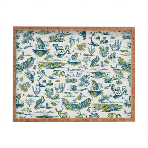 The Whiskey Ginger Grand Canyon National Park Wildlife Rectangular Tray