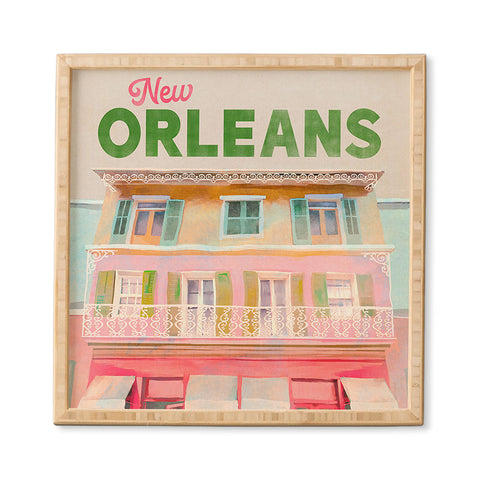 The Whiskey Ginger New Orleans French Quarter Framed Wall Art