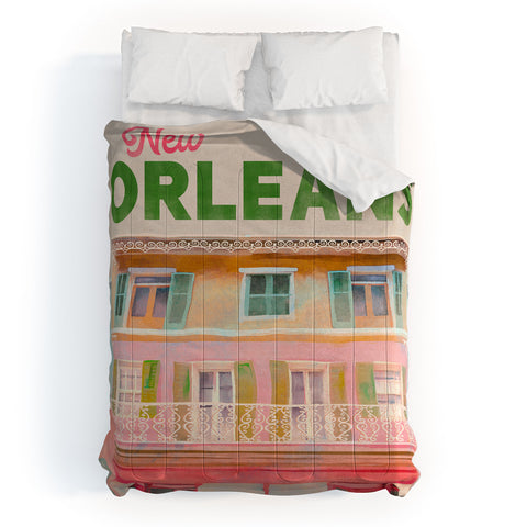 The Whiskey Ginger New Orleans French Quarter Comforter