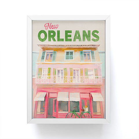 The Whiskey Ginger New Orleans French Quarter Framed Mini Art Print