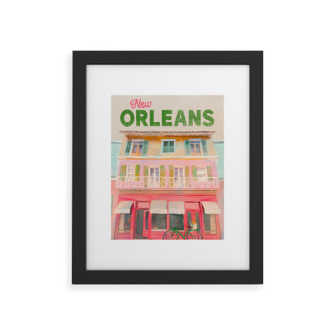 The Whiskey Ginger New Orleans French Quarter Framed Art Print