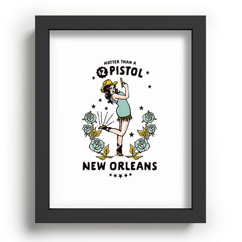 The Whiskey Ginger New Orleans Louisiana Cowgirl Recessed Framing Rectangle