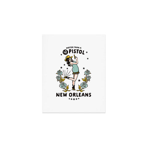 The Whiskey Ginger New Orleans Louisiana Cowgirl Art Print