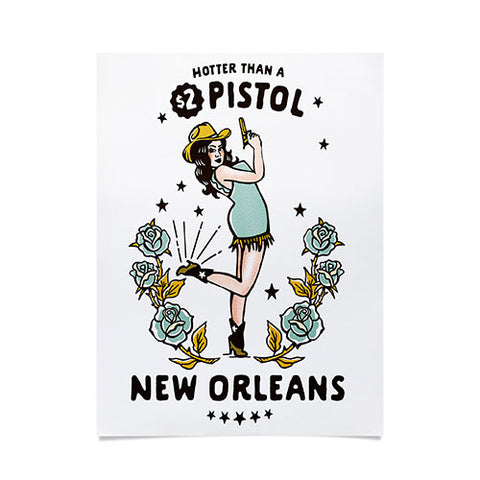 The Whiskey Ginger New Orleans Louisiana Cowgirl Poster