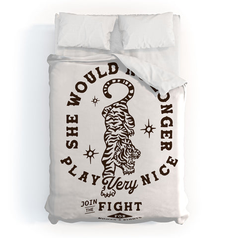The Whiskey Ginger No Longer Play Nice Duvet Cover