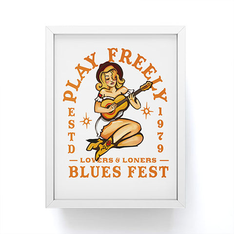 The Whiskey Ginger Play Freely Lovers and Loners Framed Mini Art Print