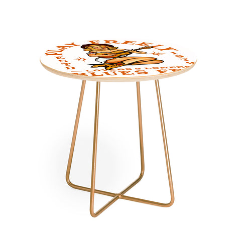 The Whiskey Ginger Play Freely Lovers and Loners Round Side Table
