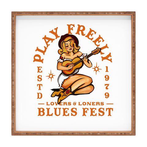 The Whiskey Ginger Play Freely Lovers and Loners Square Tray