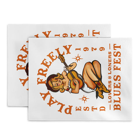 The Whiskey Ginger Play Freely Lovers and Loners Placemat