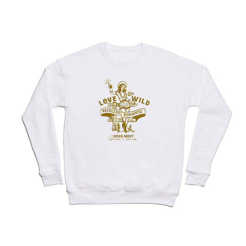 The Whiskey Ginger Reckless Romantic Cowgirl Crewneck Sweatshirt