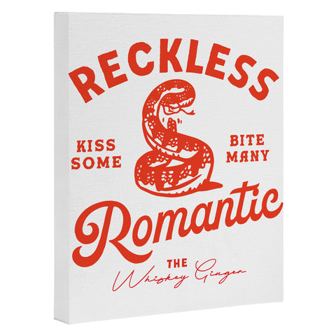 The Whiskey Ginger Reckless Romantic Kiss Some Bite Many Art Canvas