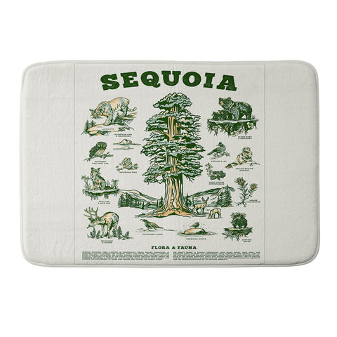 The Whiskey Ginger Sequoia National Park California Memory Foam Bath Mat