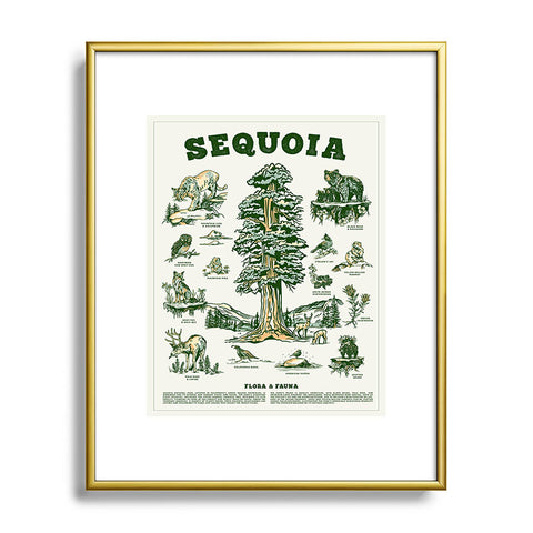 The Whiskey Ginger Sequoia National Park California Metal Framed Art Print