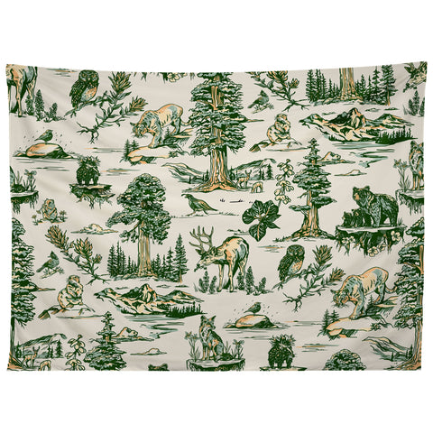 The Whiskey Ginger Sequoia National Park California Pattern Tapestry
