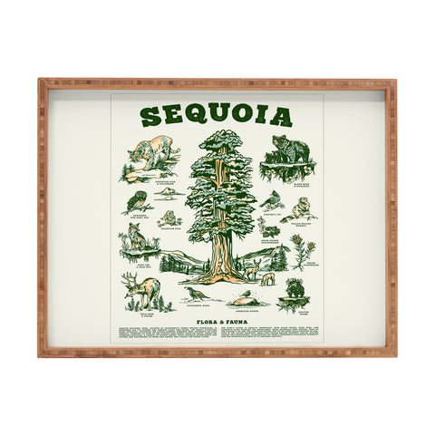 The Whiskey Ginger Sequoia National Park California Rectangular Tray