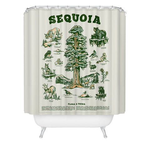 The Whiskey Ginger Sequoia National Park California Shower Curtain