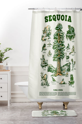 The Whiskey Ginger Sequoia National Park California Shower Curtain And Mat